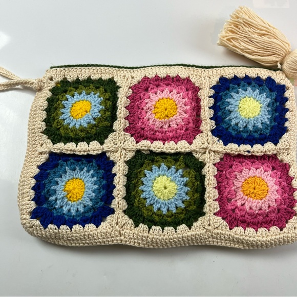 Handmade Granny Square Crochet Bag - Picture 5 of 11